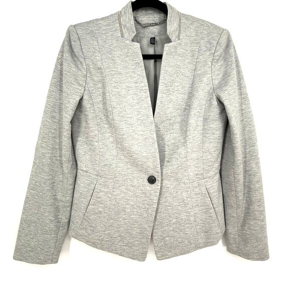 White House Black Market Jackets & Blazers - WHBM Single Button Blazer Gray Size 6